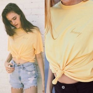 {John Galt} Yellow Honey Shirt OS